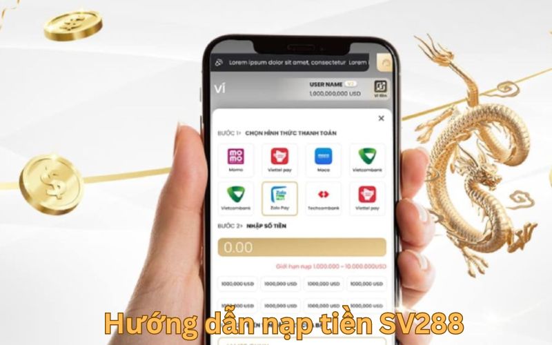 Hướng dẫn nạp tiền SV288